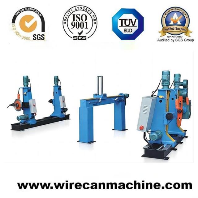 Column type pay off and take up machine for wire and cable 
