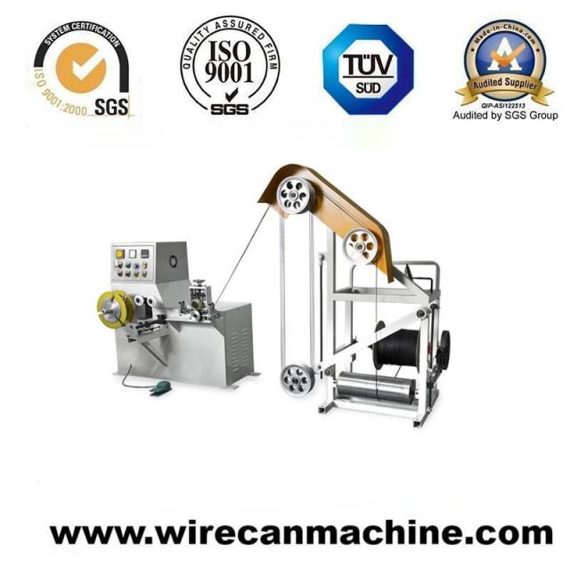 Indoor And Outdoor FTTH Drop Cable Coiling And Rewinding Machine