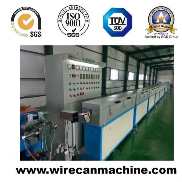 Low Noise Silicone rubber wire cable Extrusion Line 