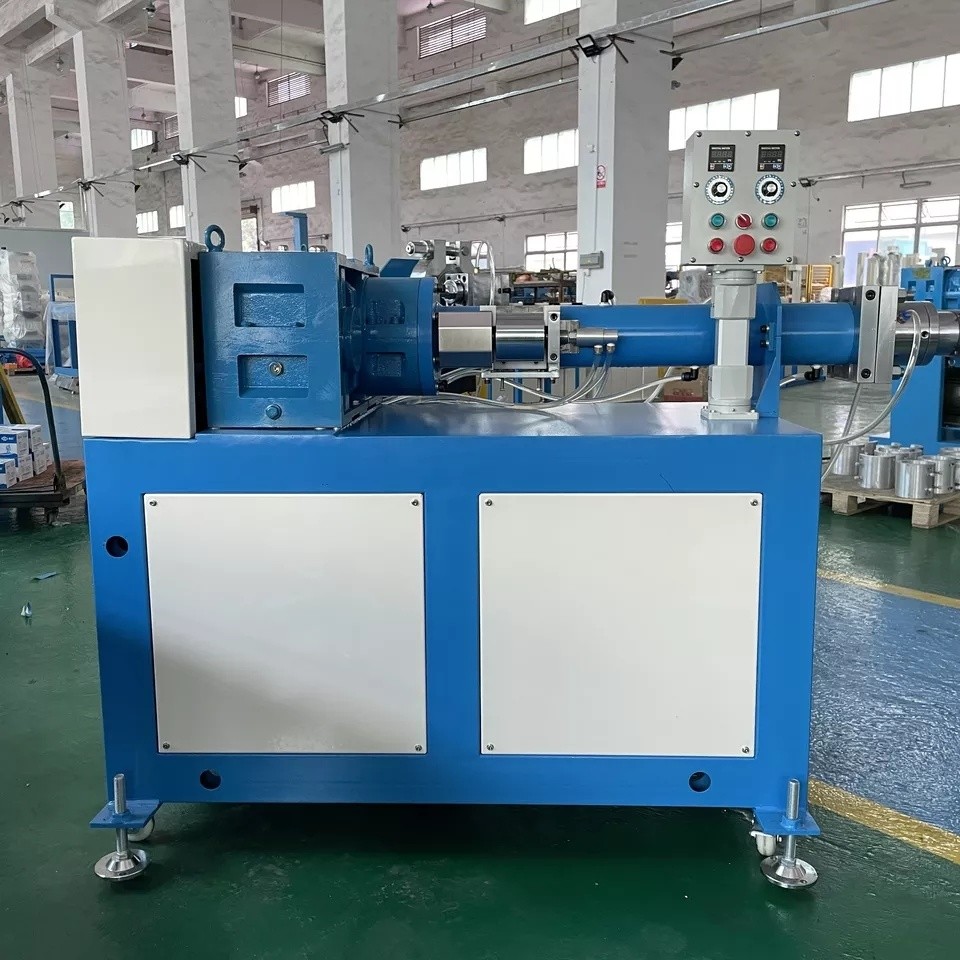 Low Noise Silicone rubber wire cable Extrusion Line 