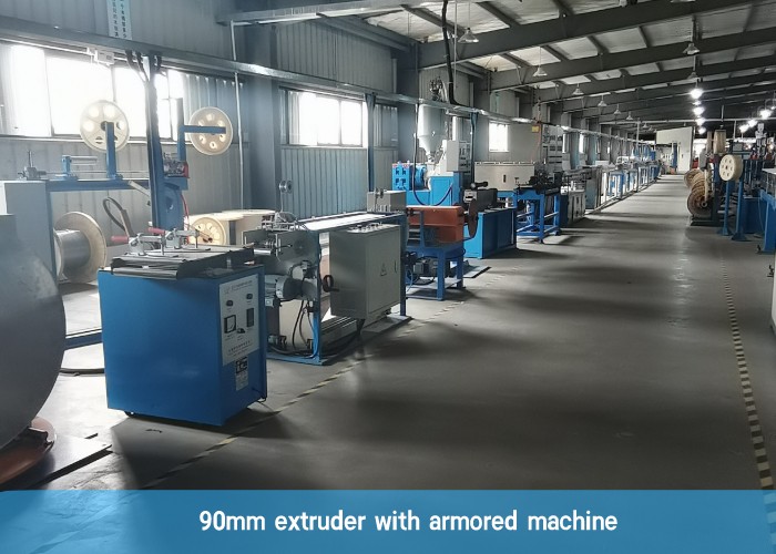 Cable Sheathing Machine Fiber Optic Cable Production Line